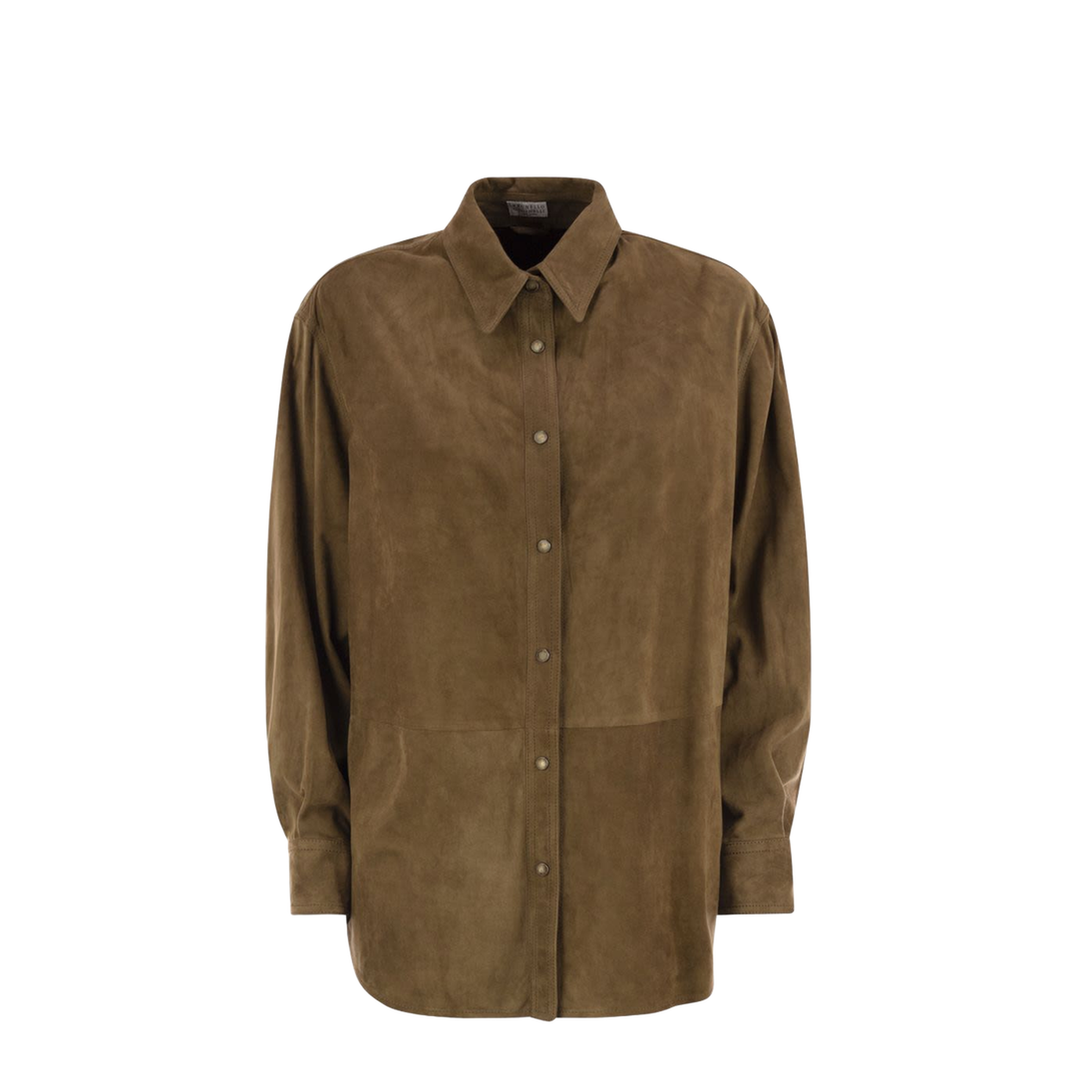 Women's Suede Shirt with Jewellery