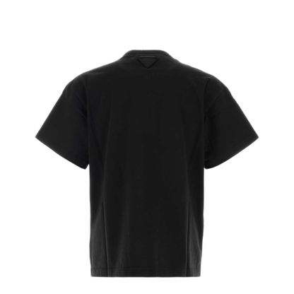 MAYFEYR - Prada - Black Cotton T Shirt - UJN21ASOOO6341F0002