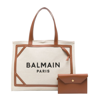 Chic Beige Shopping Bag