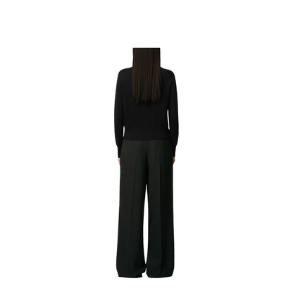 Black Wool Cardigan