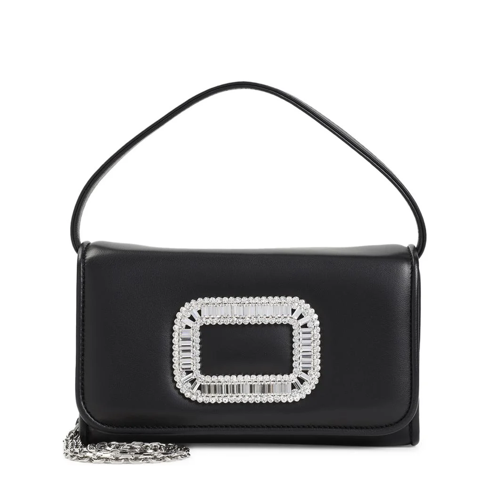Pilgrim Black Nappa Leather Micro Bag