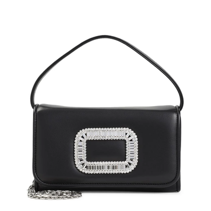 Pilgrim Black Nappa Leather Micro Bag
