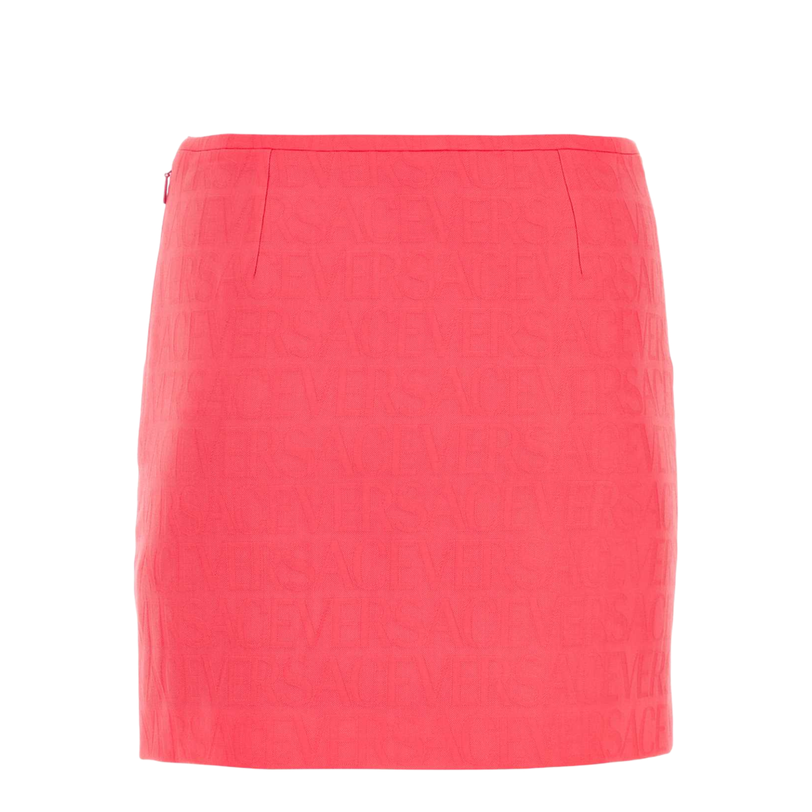Fluo Pink Jacquard Mini Skirt