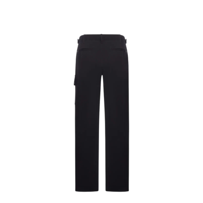 Black Gabardine Trousers