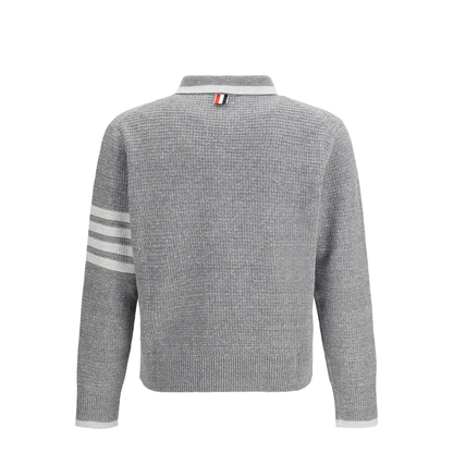 MAYFEYR - Thom Browne - Knitted Polo Shirt - MKP156AY6011