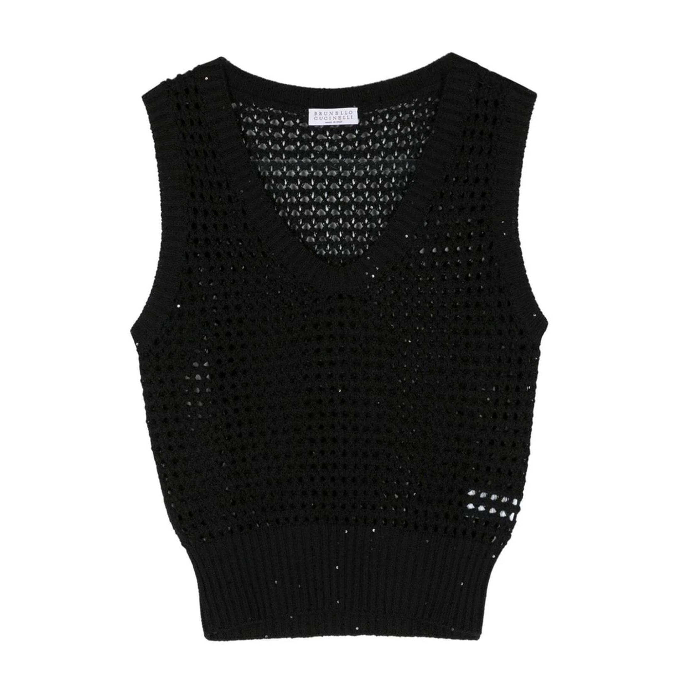 Vest Knit Black