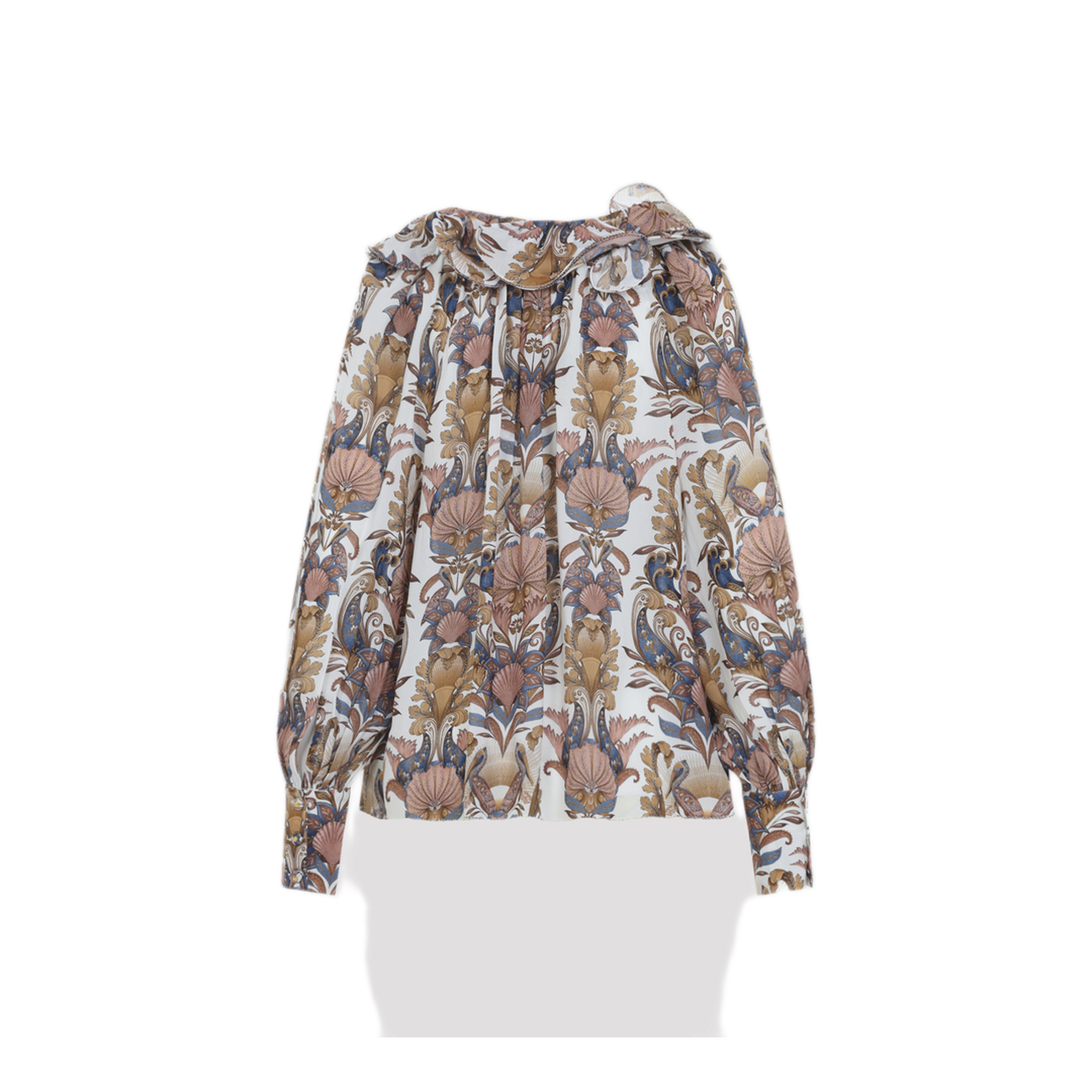 MAYFEYR - Farm Rio - Sea Garden Multicolor Blouse - 34882326084