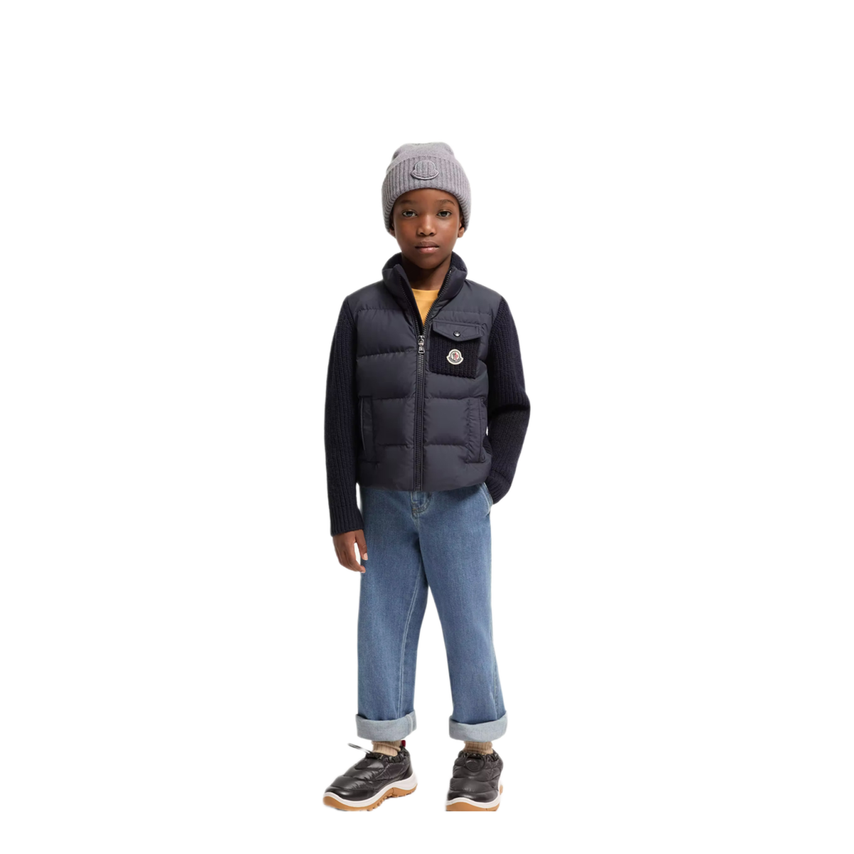 Padded Zip Up Cardigan