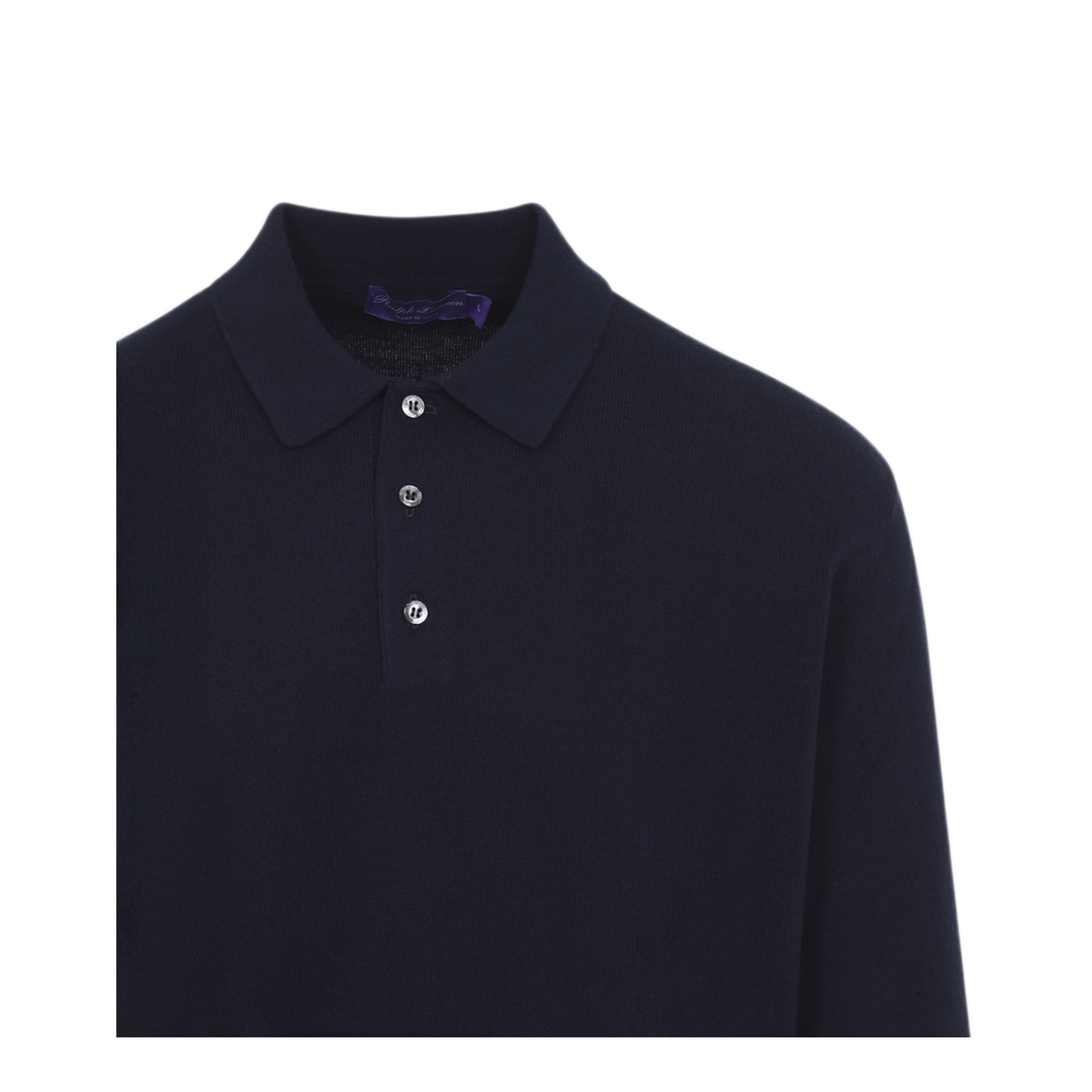 MAYFEYR - RALPH LAUREN PURPLE LABEL - Long Sleeve Knit Polo - 790P22444002CLASSIC