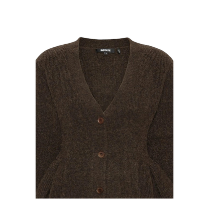 MAYFEYR - Rotate - Knit Peplum Cardigan - 1166181667