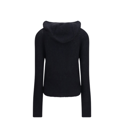 MAYFEYR - Our Legacy - Alpaca Blend Zip Up Hoodie - W4243CBBLACKFUZZY