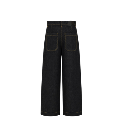 MAYFEYR - Studio Nicholson - Cotton Denim Trousers - PUCHSNM1244BLACK