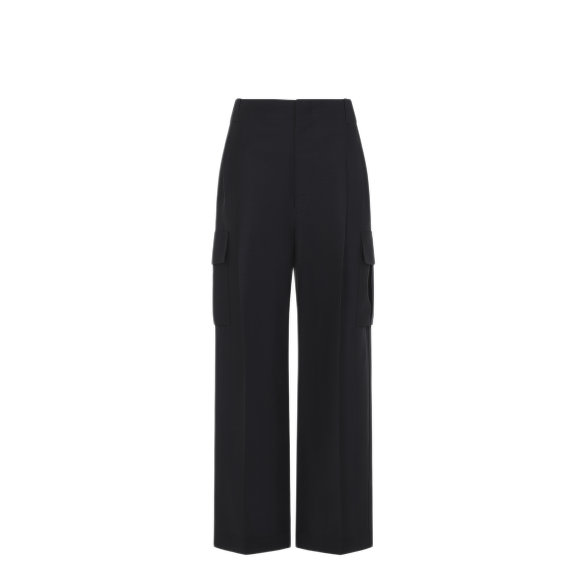 MAYFEYR - CARVEN - Cargo Trousers In Black Wool Silk - 6262K21024N999