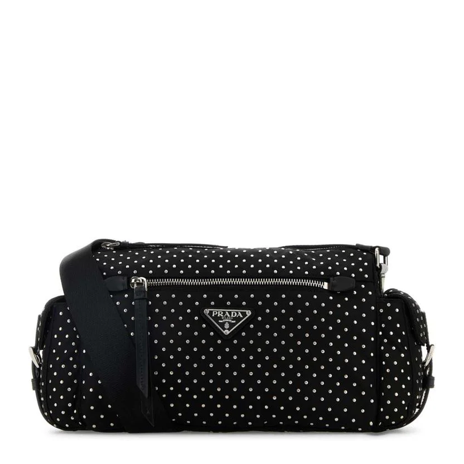 Black Nylon Shoulder Bag
