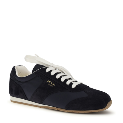 MAYFEYR - Prada - Suede And Fabric Sneakers - 2EE465FG000D7R