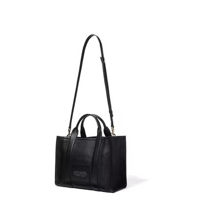 Medium Tote in Black Leather