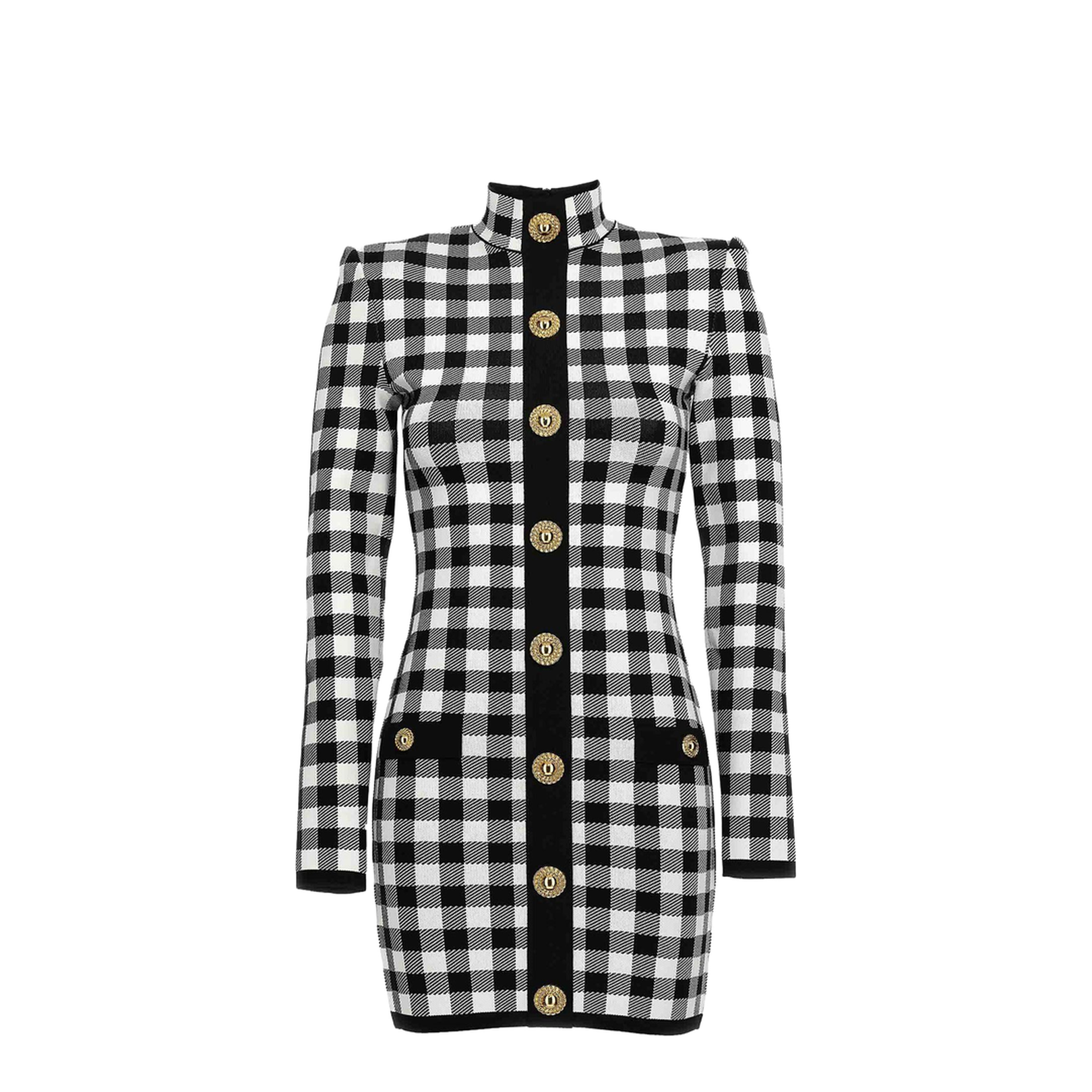 Vichy Knit Dress