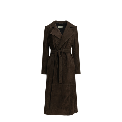 MAYFEYR - Nour Hammour - Winona Leather Coat - PF26C16WINONAMOCHASUEDE