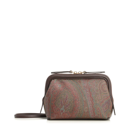 Arnica Clutch in Paisley Canvas Jacquard
