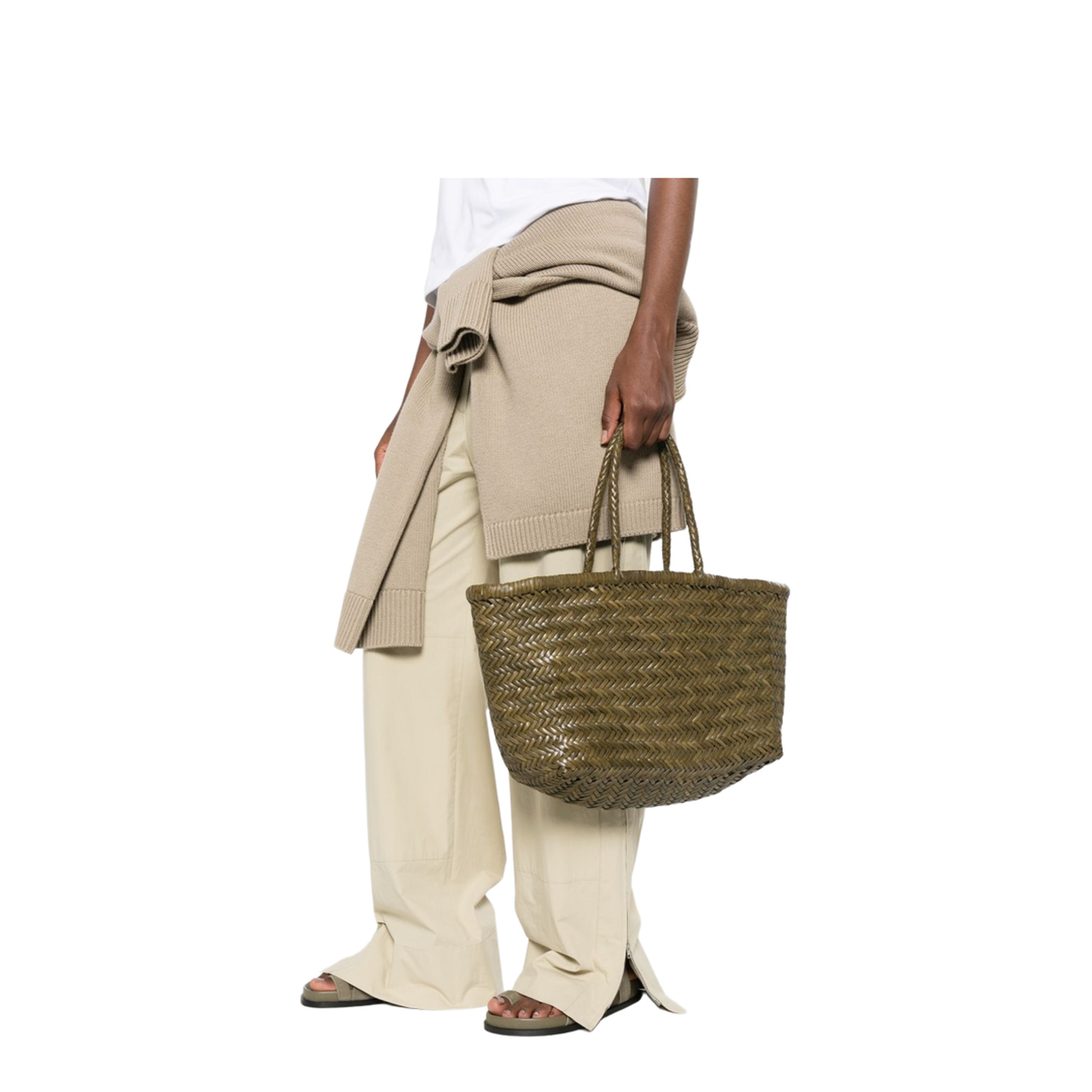 MAYFEYR - Dragon Diffusion - Longchamp Le Pliage Original Medium Handbag - DGS68810KAKI