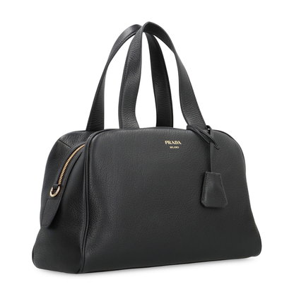 Large Leather Boston Bag