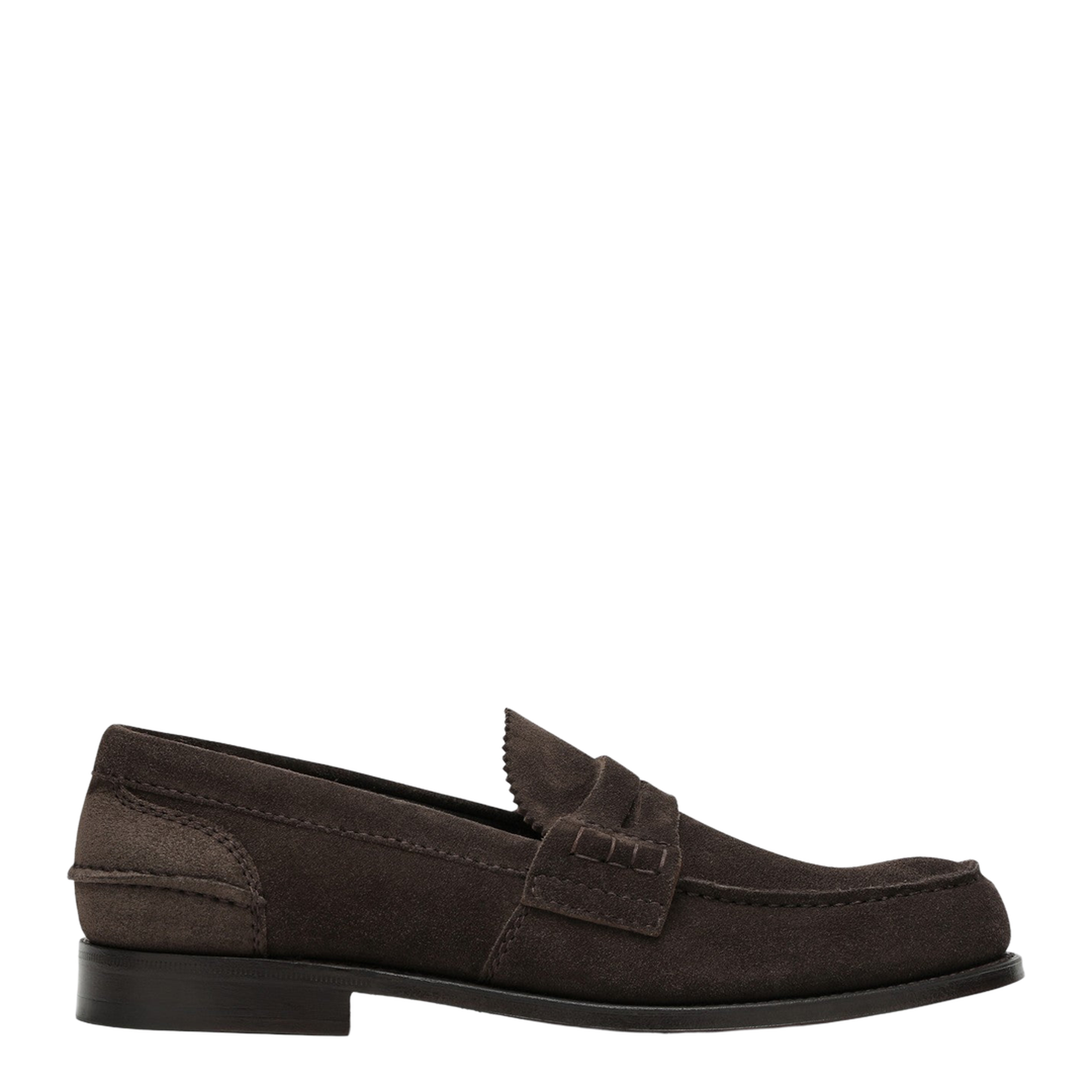 Brown Moccasin in Suede
