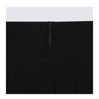 Women's Button Flared Skirt Black