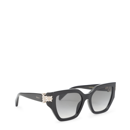 MAYFEYR - CHOPARD EYEWEAR - Black Acetate Sunglasses - SCH418S0700