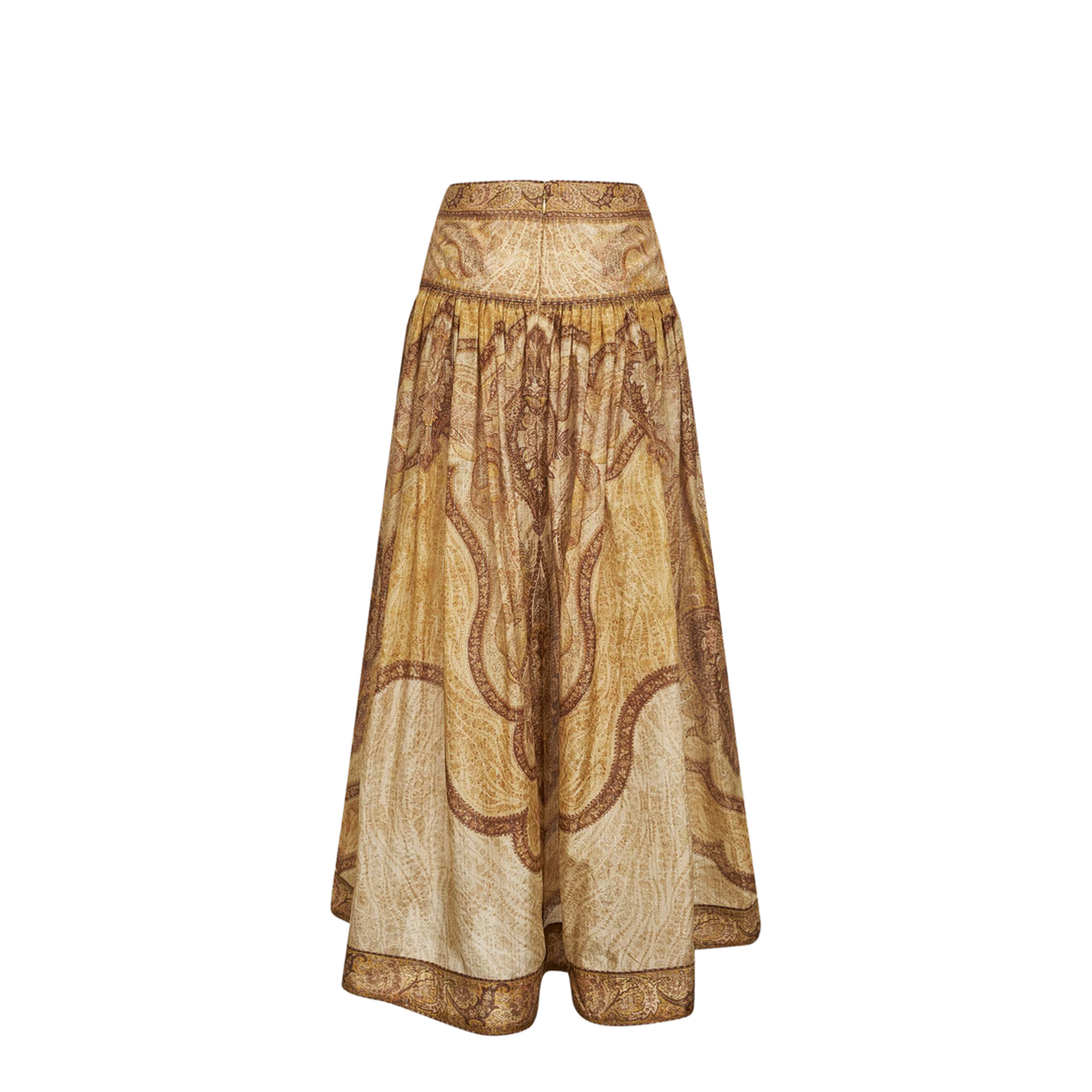 Women Skirt Mustard