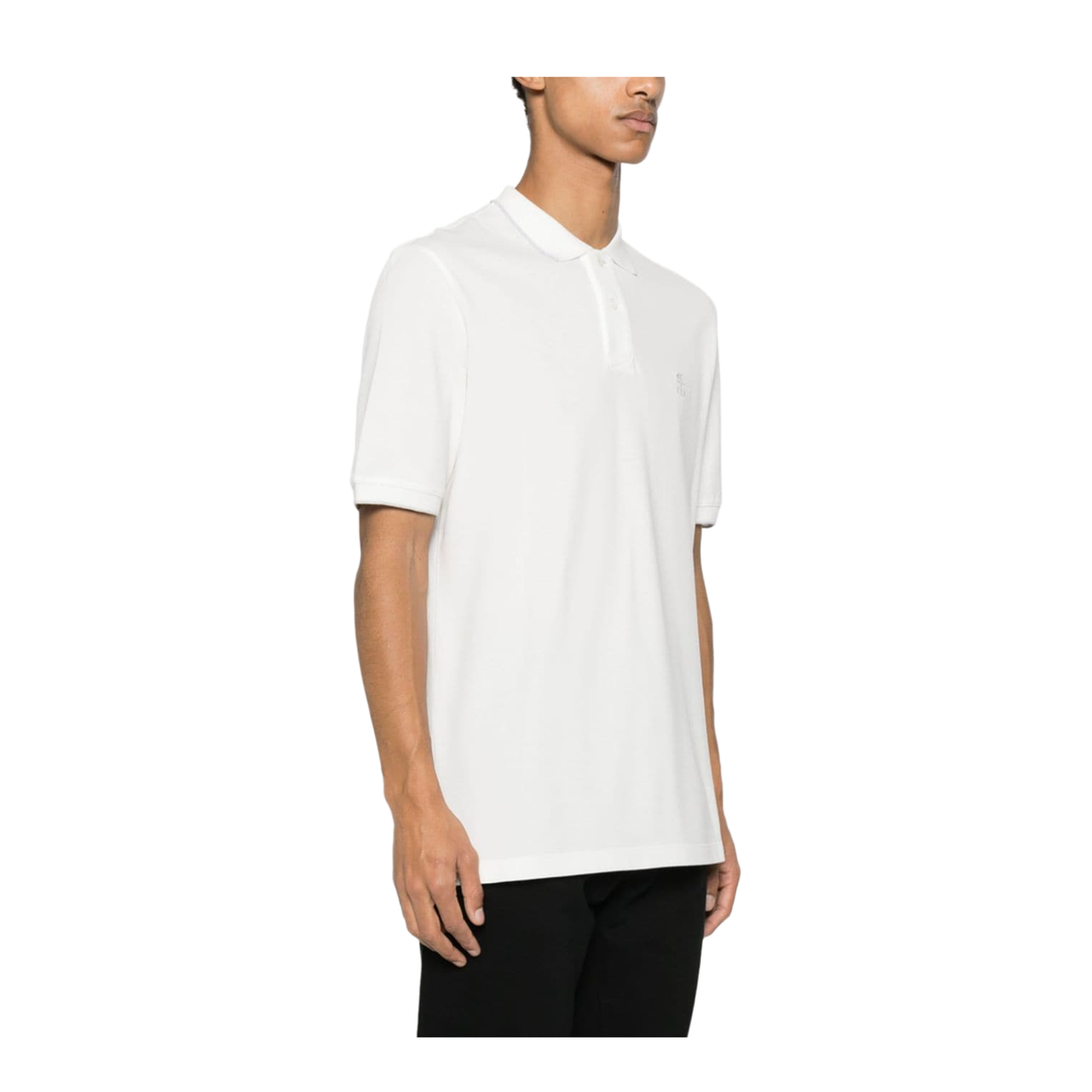 Cotton Piquet Polo with Embroidered Logo