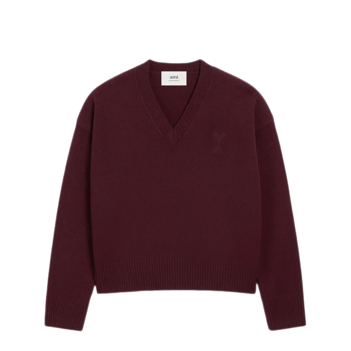 MAYFEYR - AMI - Pull Col V De Coeur - UKS820KN0071692