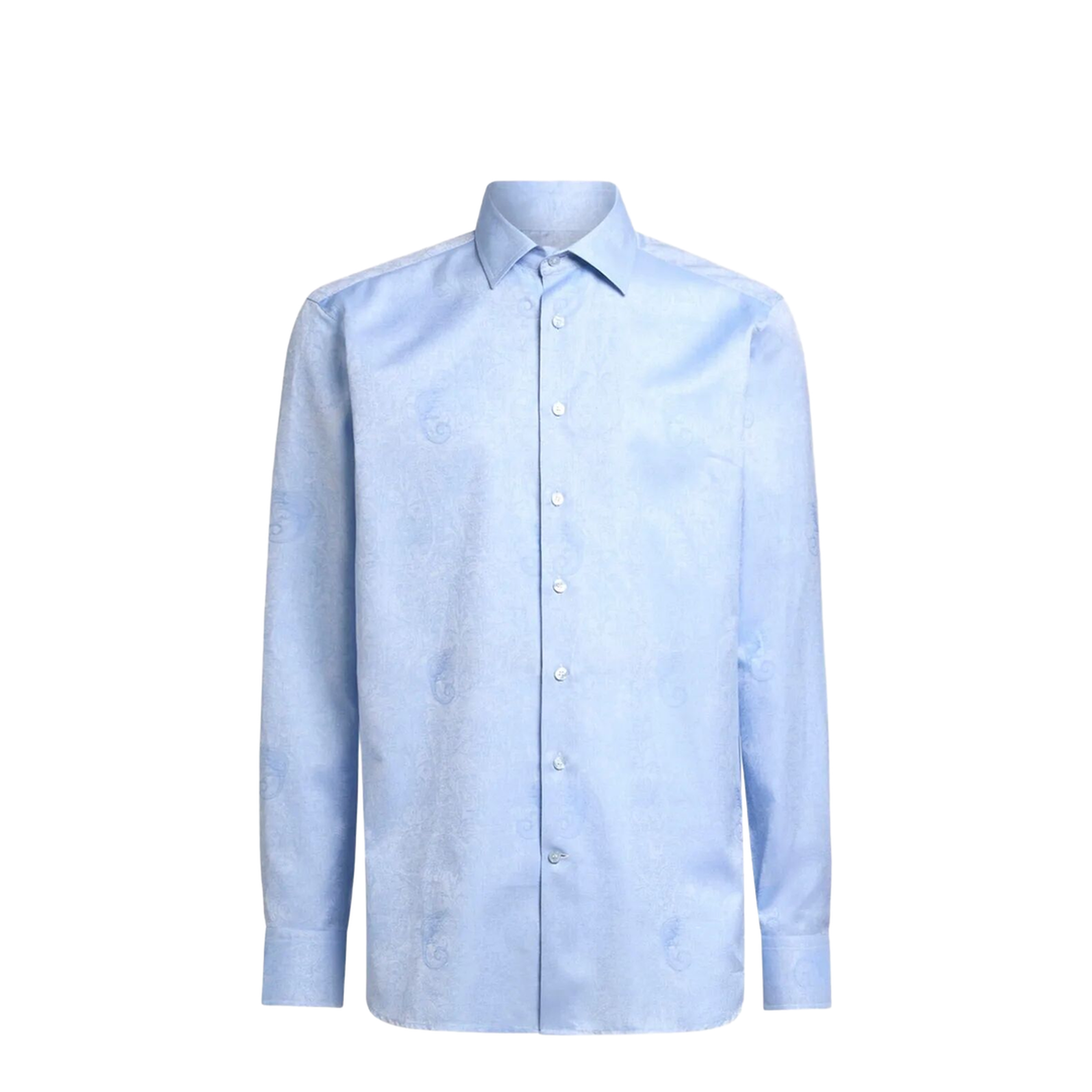 MAYFEYR - Etro - Cotton Jacquard Shirt With Gecko Motif - MRIB000199TJ590