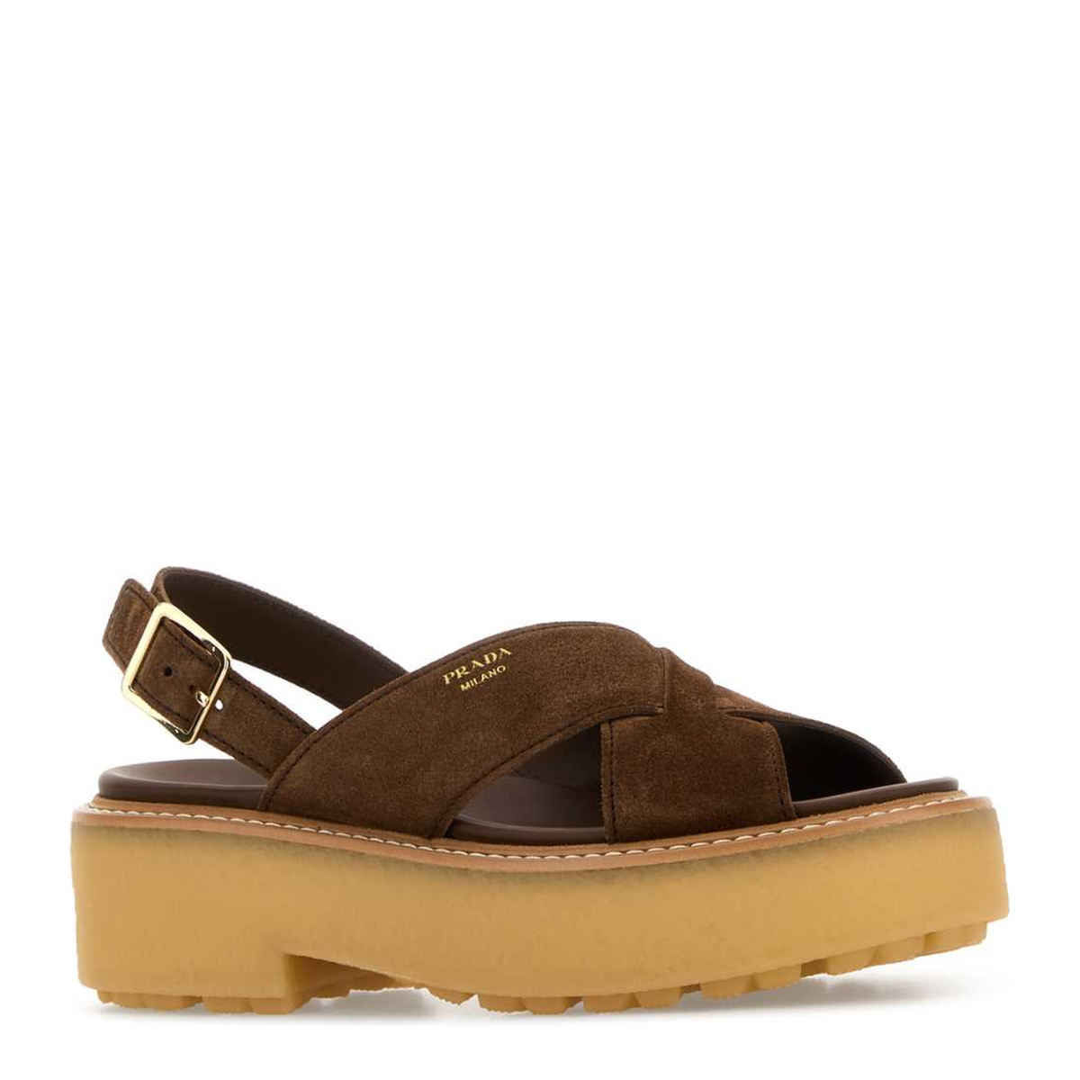 MAYFEYR - Prada - Brown Suede Sandals - 1X229OF055054F0324