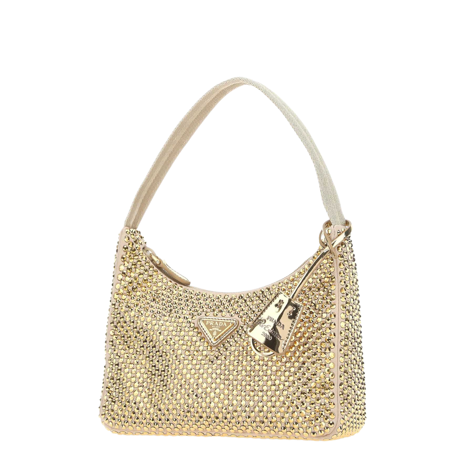 Re-Edition Mini Bag with Crystals