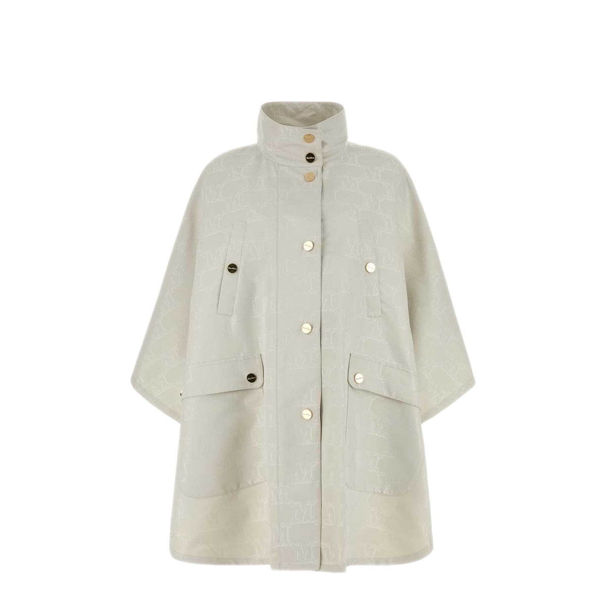 MAYFEYR - Max Mara - Chalk Jacquard Cape - 2414731071600005