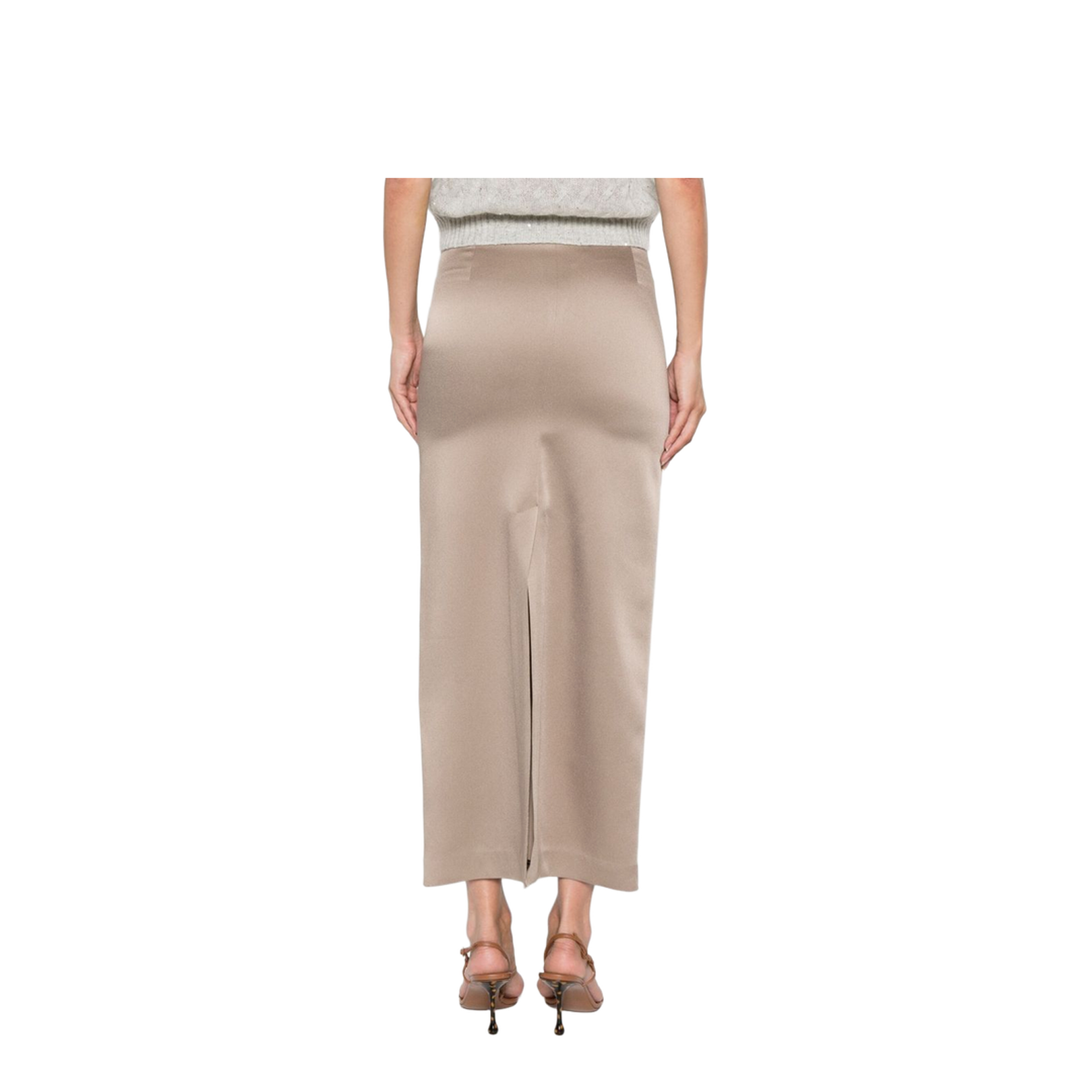 Dove Grey Long Skirt