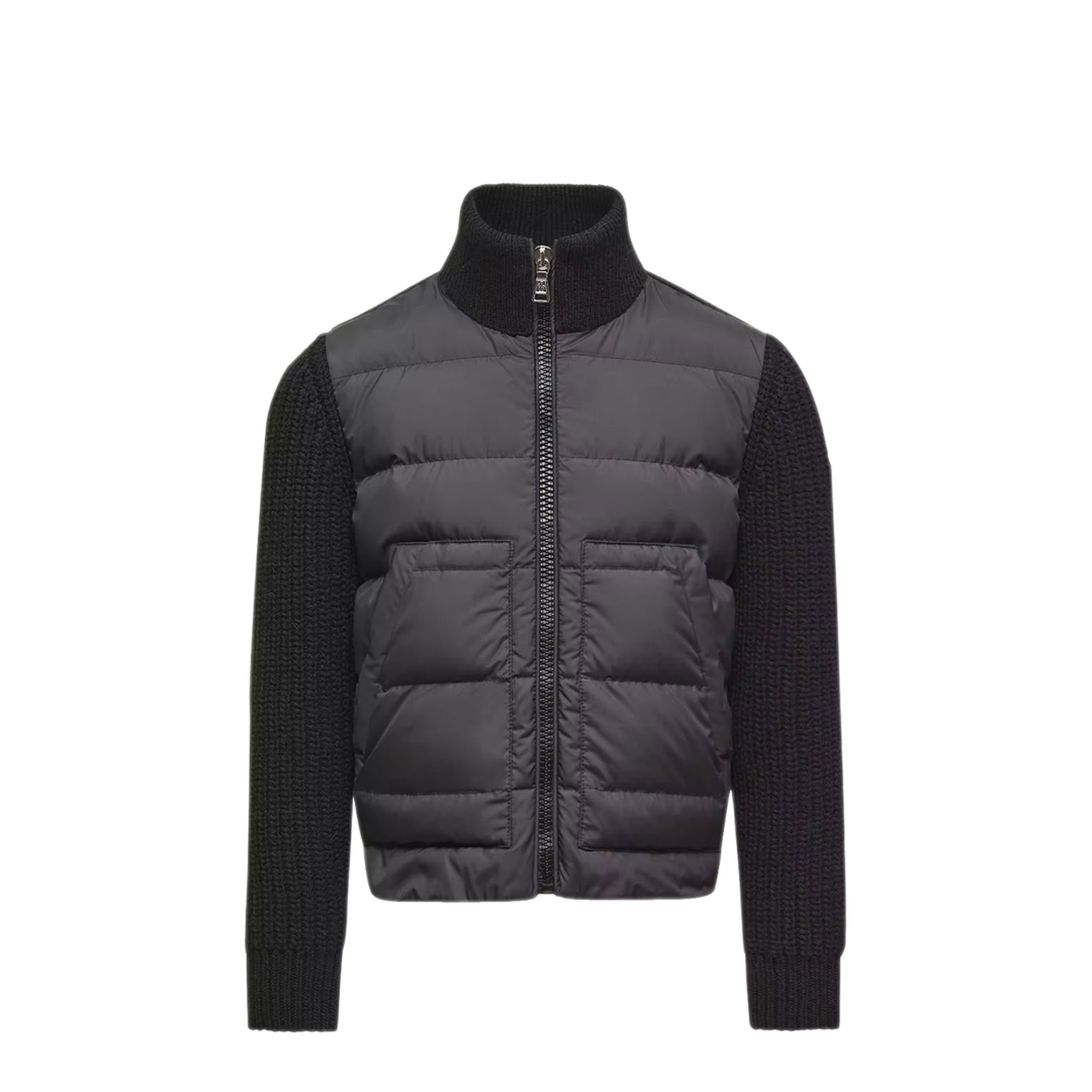 MAYFEYR - Moncler - Padded Wool Zip-Up Cardigan - K29549B00008M1241999