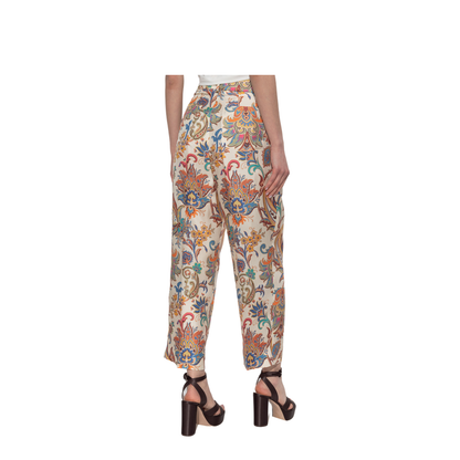 Silk Crease-Front Trousers
