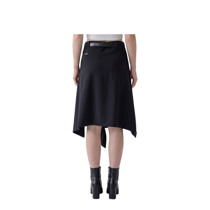 MAYFEYR - The Attico - Asymmetric Midi Skirt With Belt - 261WCS00313065AA100