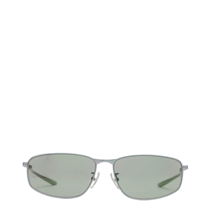 Rectangular Pink Metallic Sunglasses