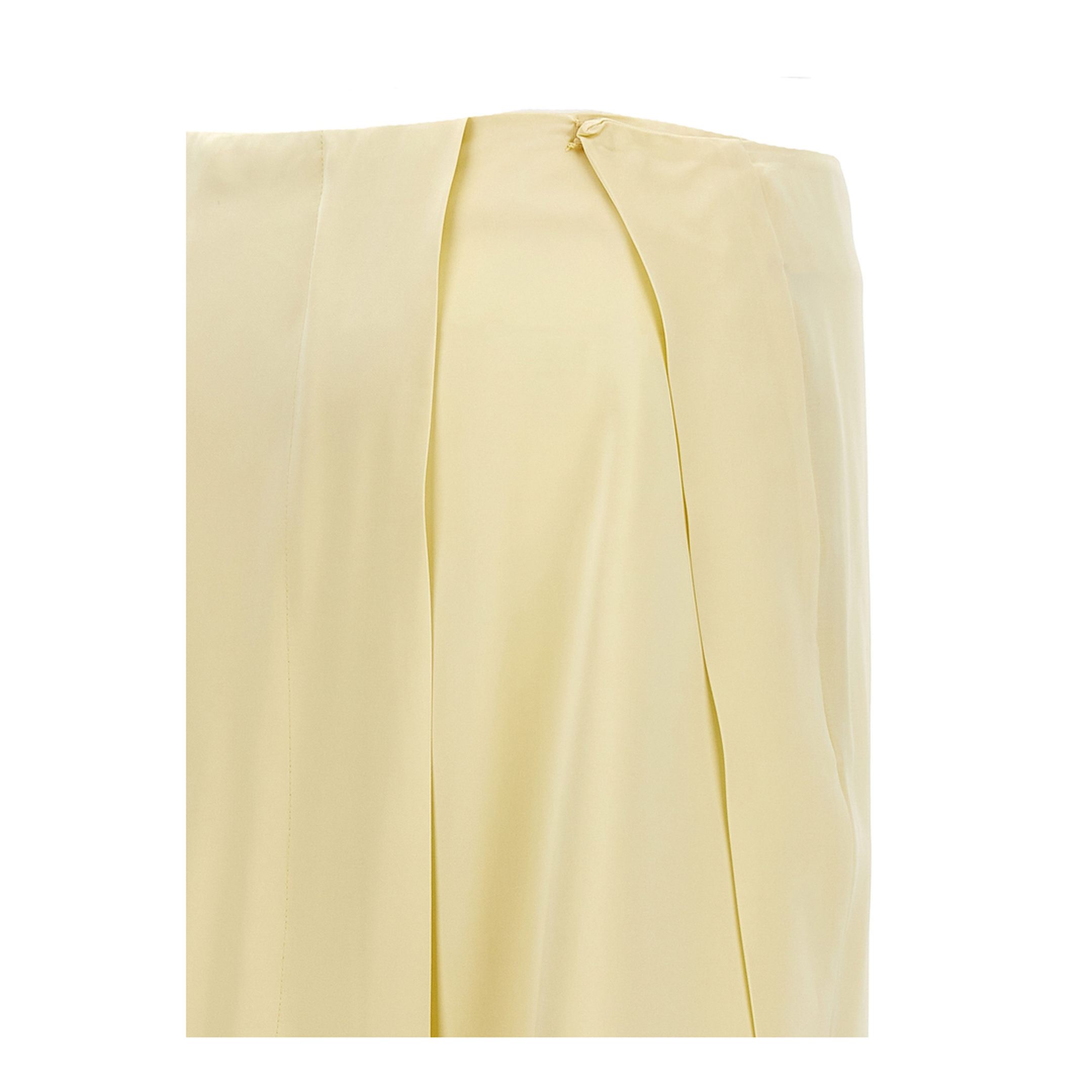 Satin Skirt with Side Slit