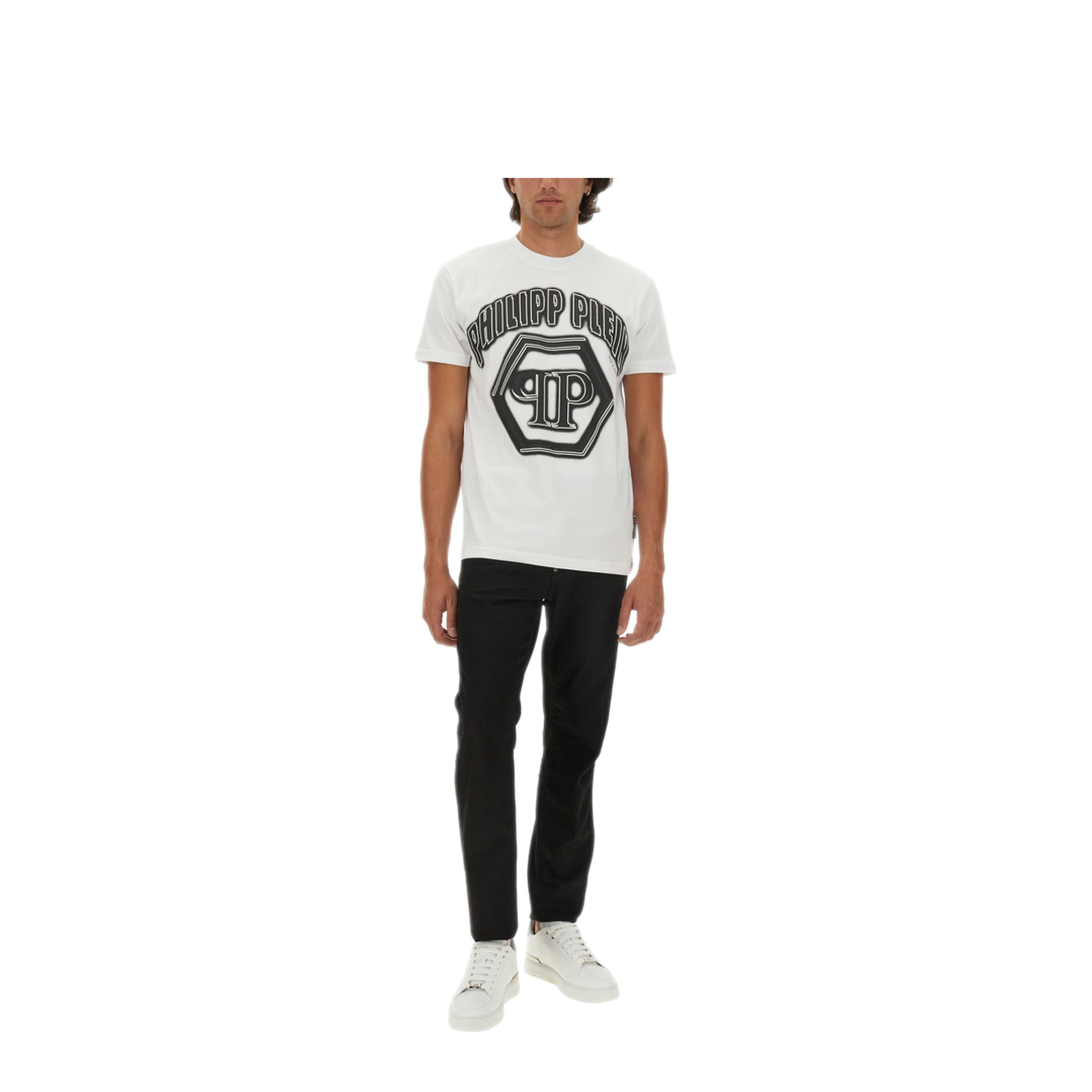 MAYFEYR - PHILIPP PLEIN - Logo Print T Shirt - MTK7449PJY002N01