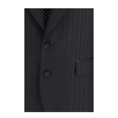 MAYFEYR - Dolce & Gabbana - Striped Peak Lapel Blazer - G2TV4TFR226N0000