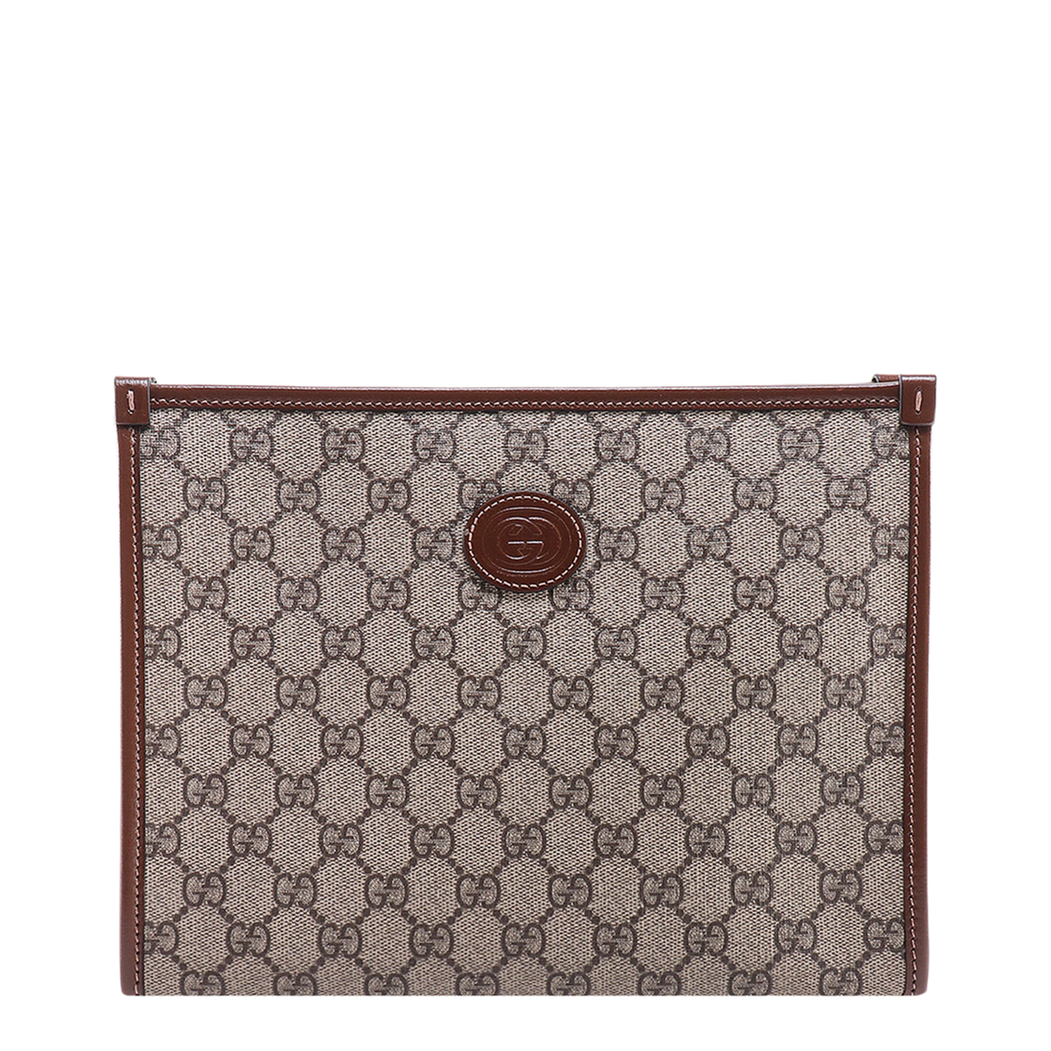 MAYFEYR - Gucci - Beauty Case In Tessuto Gg Supreme And Leather - 67295692TCG8563