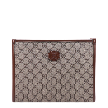 MAYFEYR - Gucci - Beauty Case In Tessuto Gg Supreme And Leather - 67295692TCG8563