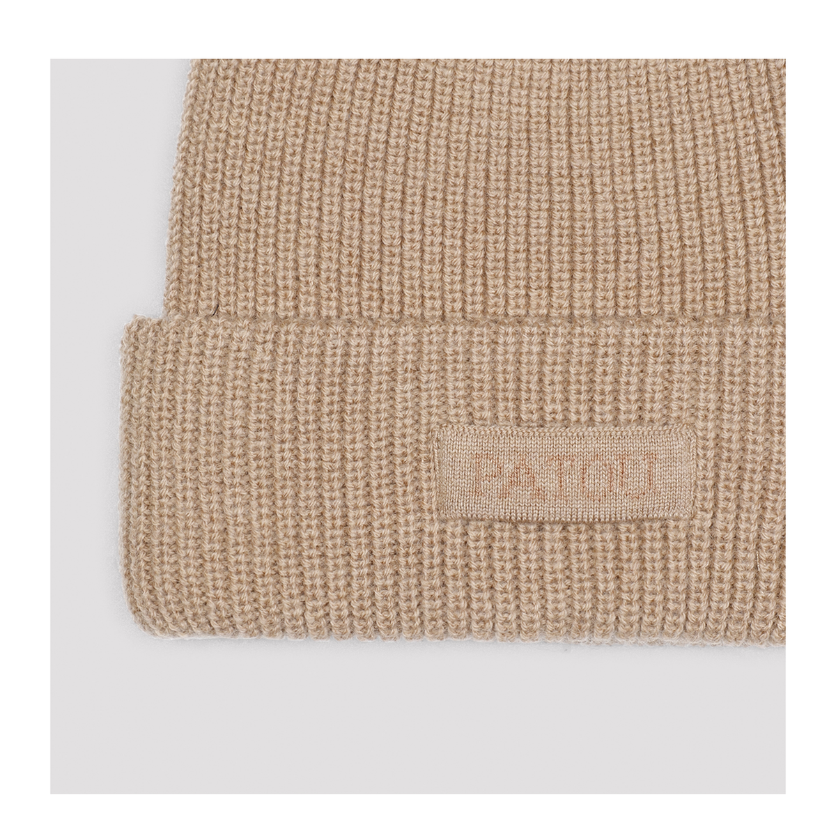 MAYFEYR - Patou - Knitted Ribbed Beanie Hat - AC0798009109B