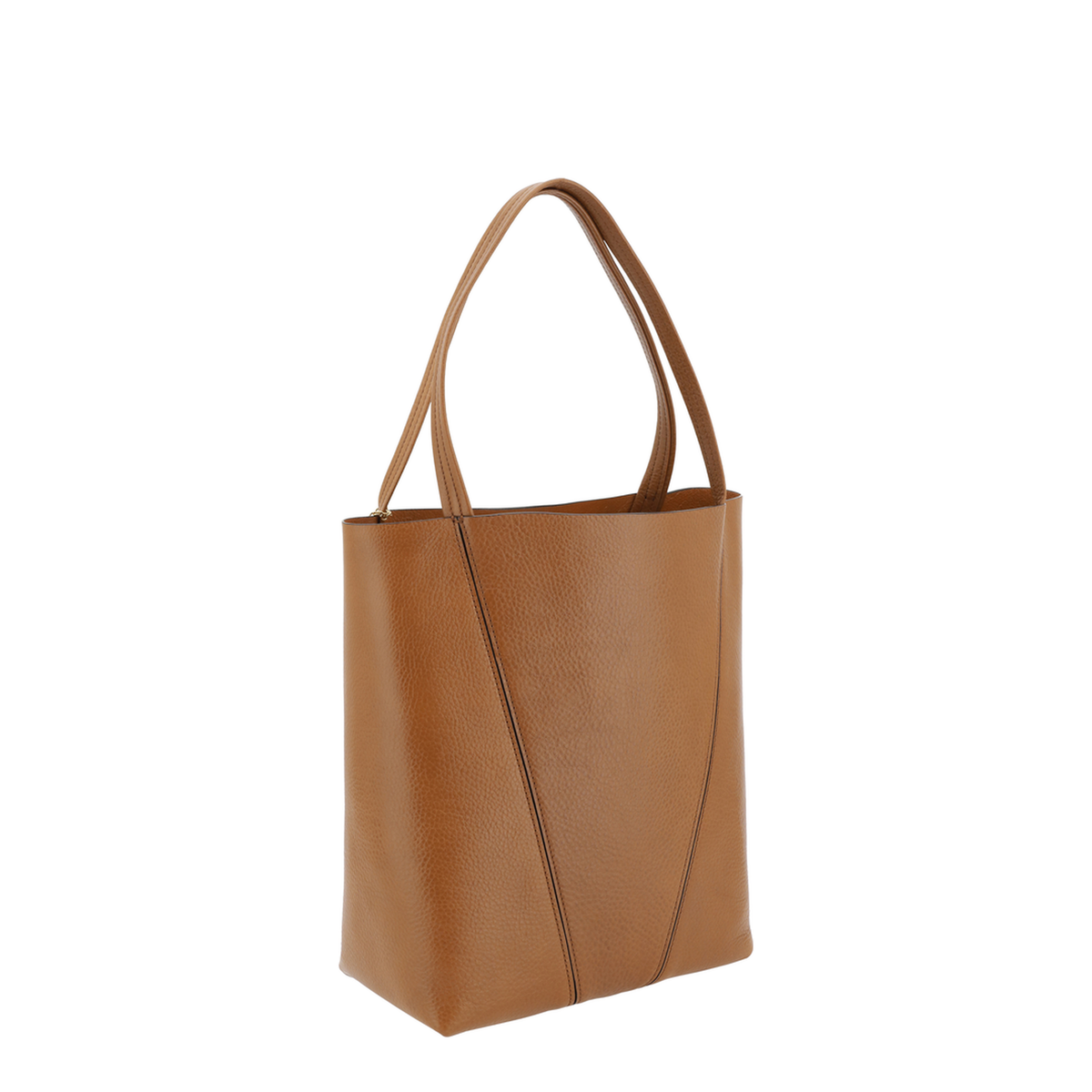 Spin Calfskin Tote - Clay Brown