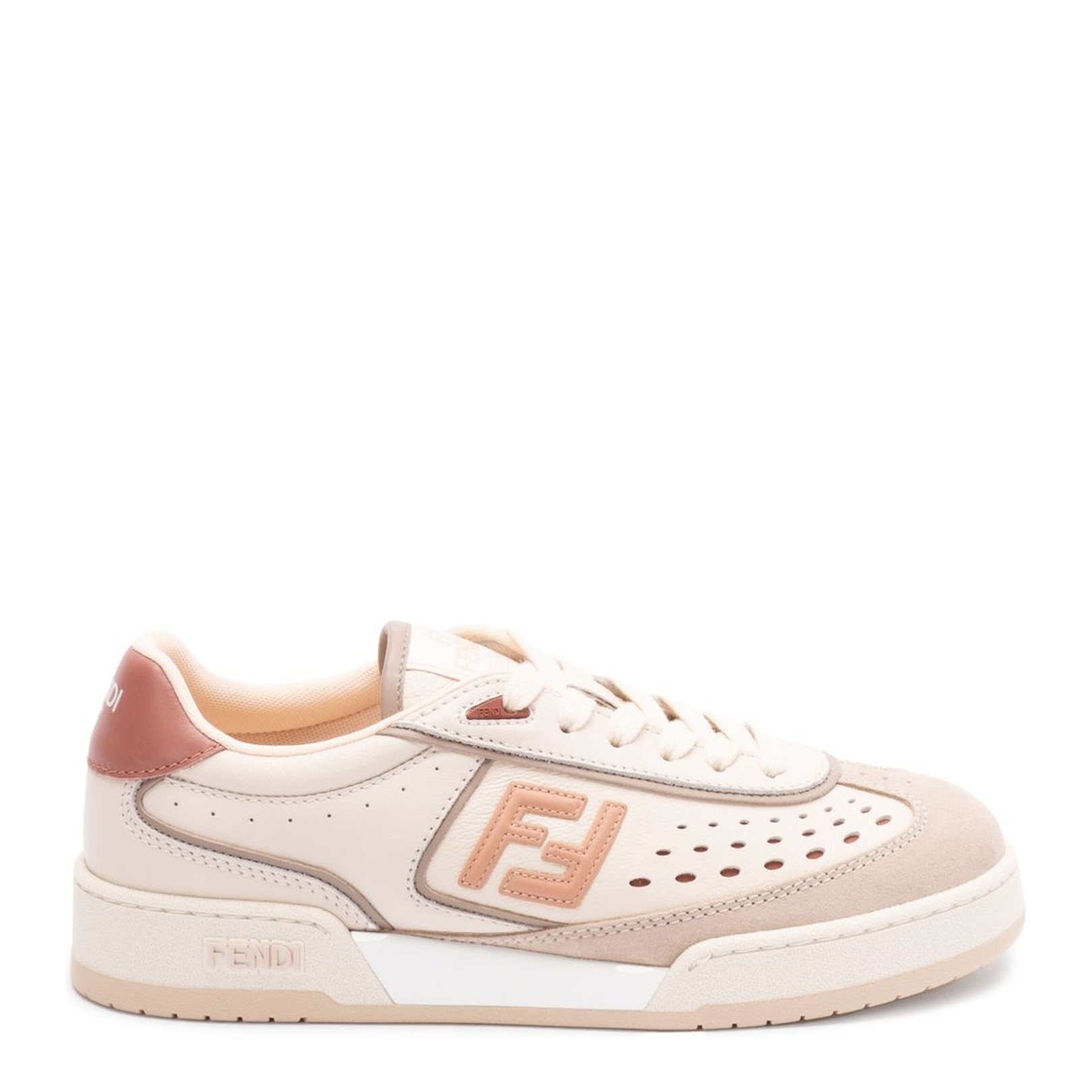 Match Leather Sneakers