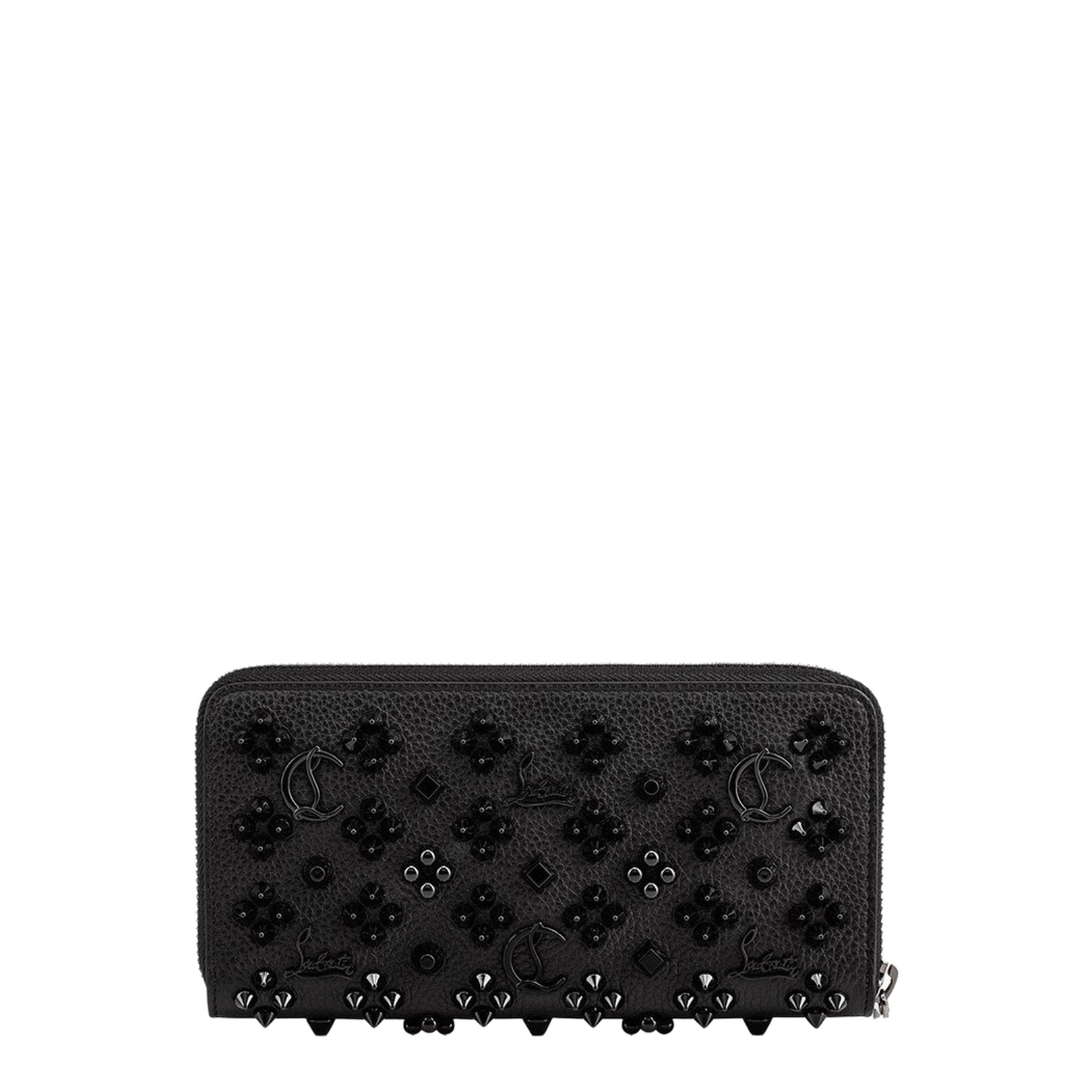 Long Wallet with Logo and Studs