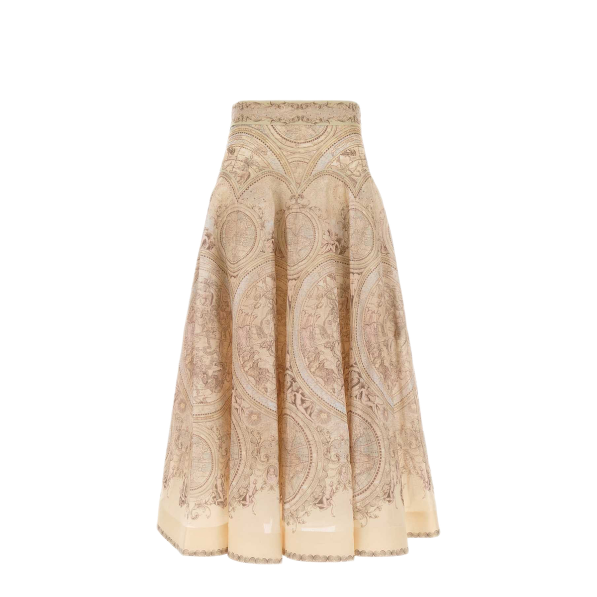 MAYFEYR - Zimmermann - Ascent Panelled Midi Skirt - 2411SF262CRCEL